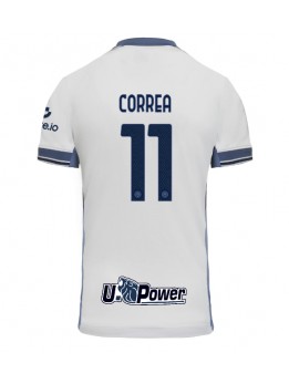 Inter Milan Joaquin Correa #11 Replika Borta Kläder 2024-25 Kortärmad